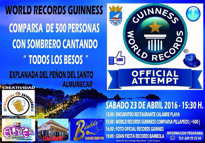 BAMBOLA propone batir un Record Guinness en la explana del Santo este sábado.